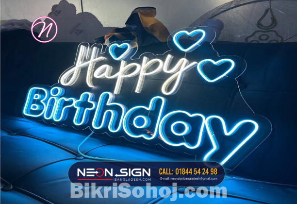 Best Neon Sign Board & Neon LED Open Light in Bangladesh